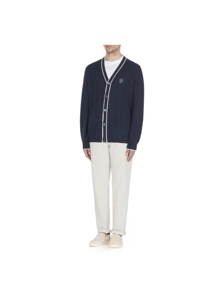 Sweter Brunello Cucinelli niebieski