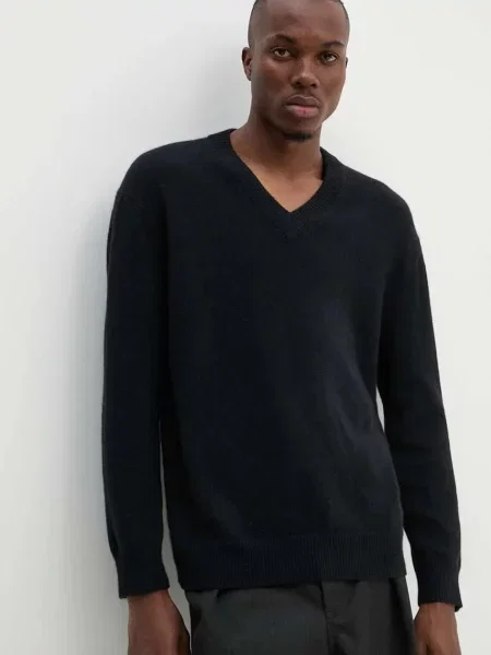 A.P.C. pulover de lana pull dany barbati negru