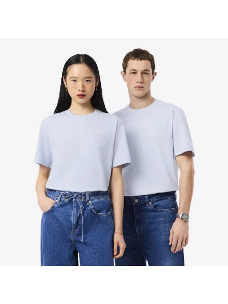 Lacoste футболка унісекс блакитна
