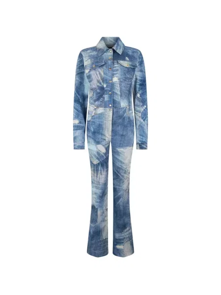 Salopetă de blugi Roberto Cavalli albastru