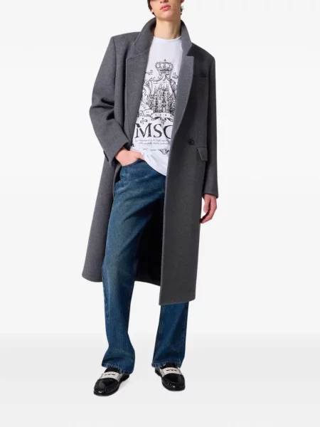 Tricou Msgm cu imagine alb