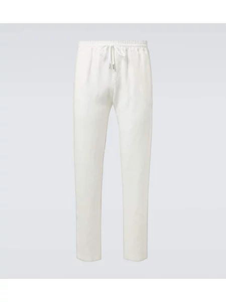 Lanene hlače Thom Sweeney bela