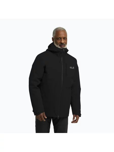 Geacă bărbați Jack Wolfskin Icecape Down Rds negru
