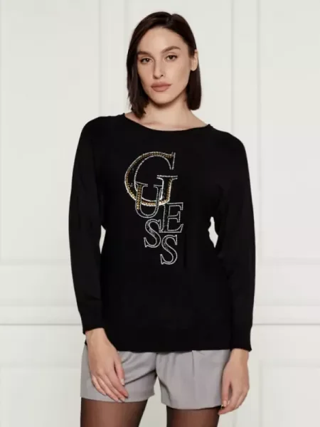 GUESS Pulover SELENA negru