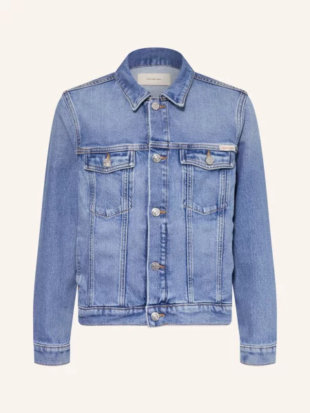 Jeansová bunda Calvin Klein Jeans modré