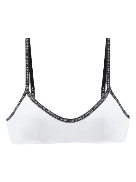 Copenhagen Studios Sutien costum de baie negru alb