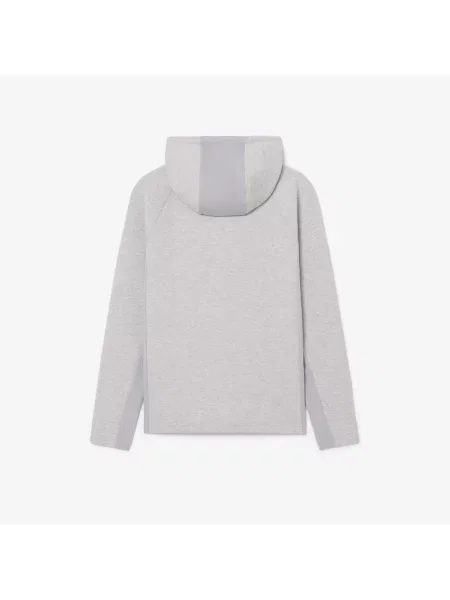 Lacoste Oddychająca Sportowa Kurtka Dresowa szara