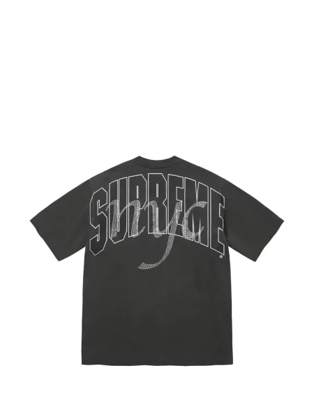 Stras tricou Supreme gri