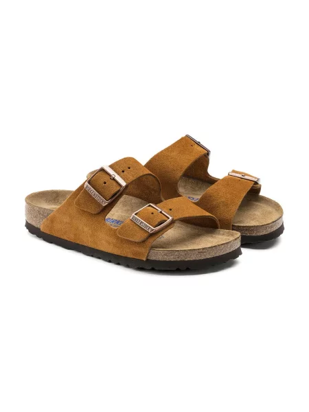 Birkenstock Arizona SFB VL Mink Regular Fit Kobiety Sandały Birkenstock Size: 5 brązowy