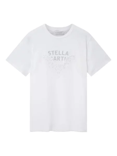 Tricou Stella Mccartney din dantelă alb