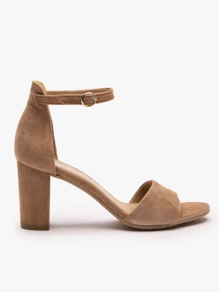 Замшеві .Босоніжки RYLKO світло-коричневий коричневі