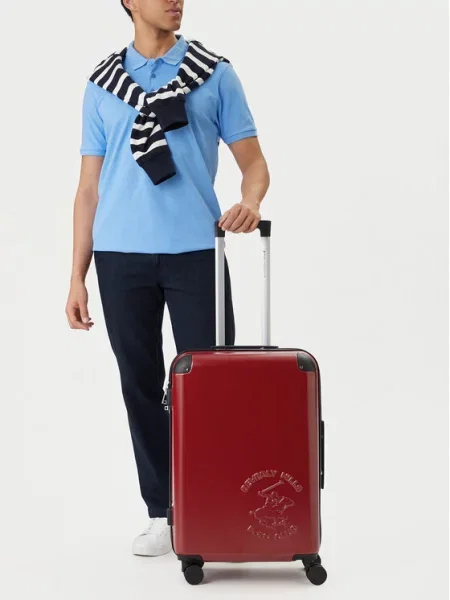 Чемодан Beverly Hills Polo Club красный