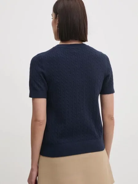 Tommy Hilfiger kardigan wełniany granatowy
