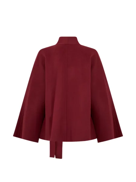Palton Max Mara de lână roșu