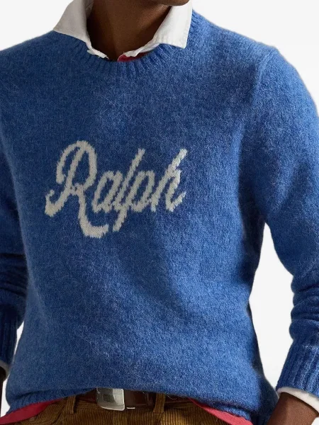 Маратонки Polo Ralph Lauren бродирани кафяво