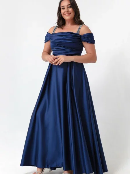 Sukienka wieczorowa Lafaba niebieska