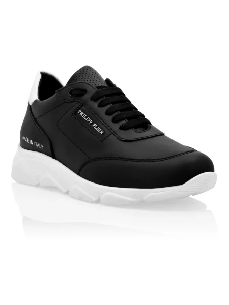 Sneakersy Philipp Plein skórzane czarne