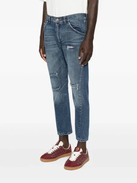 Blugi Dsquared2 zdrențuiți albastru