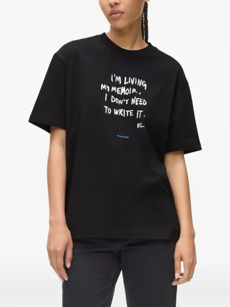 Тениска Karl Lagerfeld Jeans черно