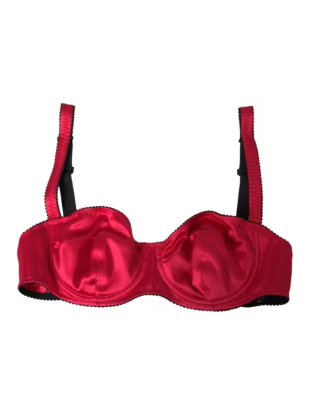 Satynowe majtki Dolce And Gabbana czerwone