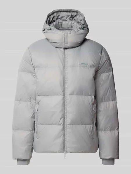 Kurtka puchowa o kroju regular fit z odpinanym kapturem Ck Calvin Klein