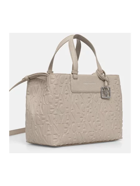 Torebka Armani Exchange beżowa