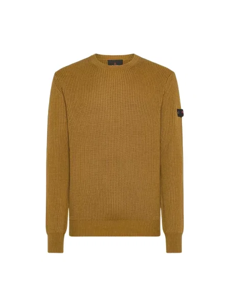 Sweter Peuterey wełniany brązowy