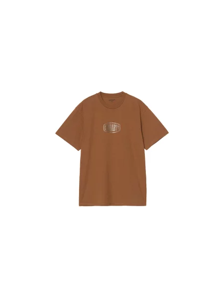 Carhartt WIP S/S Four Star T-Shirt Mężczyźni Koszulki Carhartt WIP Size: M brązowy