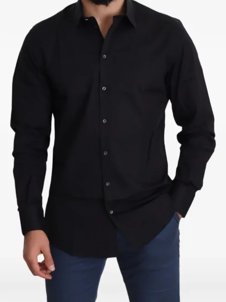 Lung cămașă Dolce & Gabbana negru