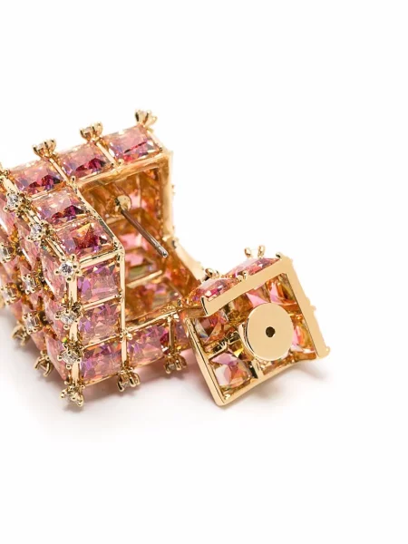 Kolczyki Swarovski złote