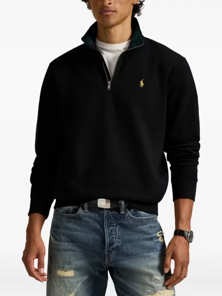 Μικρός κασκέτο Polo Ralph Lauren με χαμηλή μέση υφαίνω διαγωνίως πράσινο