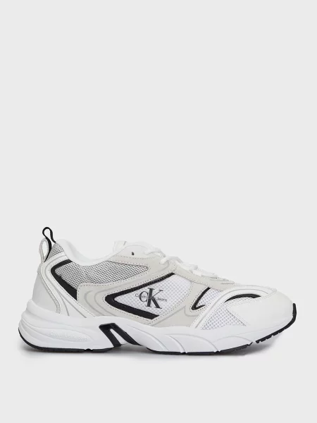 Теннисные кроссовки Calvin Klein ретро белые