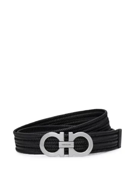 Cu centură curea Ferragamo stretch negru