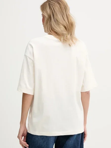 Tričko Calvin Klein Jeans béžové