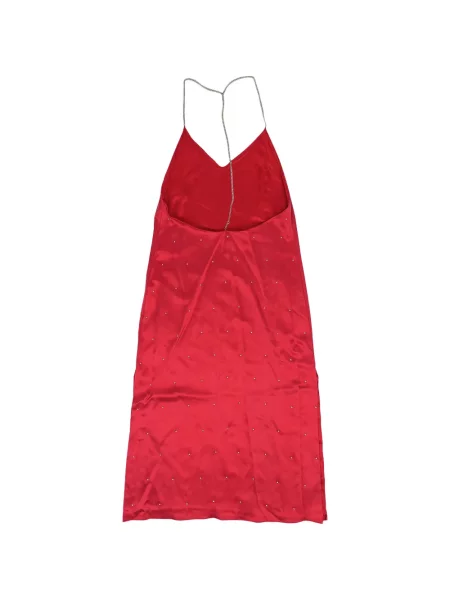 Rochie mini Amiri fără mâneci cu tepi roșu