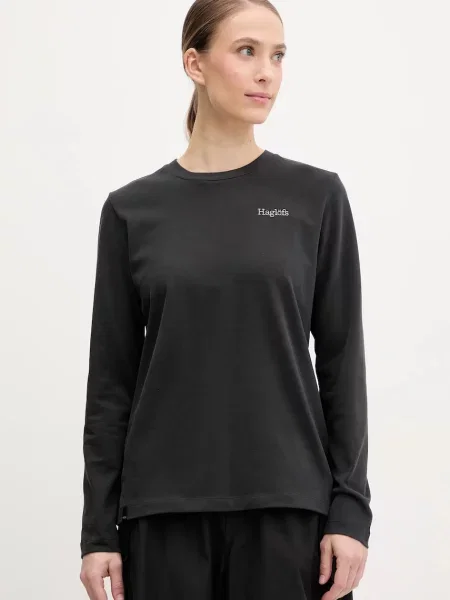 Tricou mânecă lungă Haglöfs negru