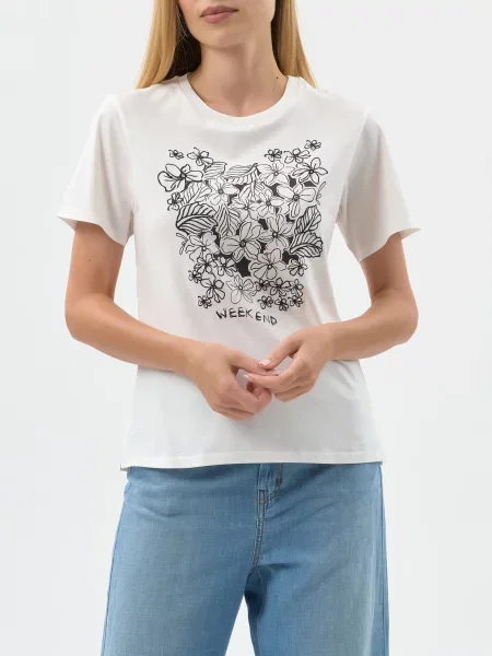 Футболка Weekend Max Mara біла