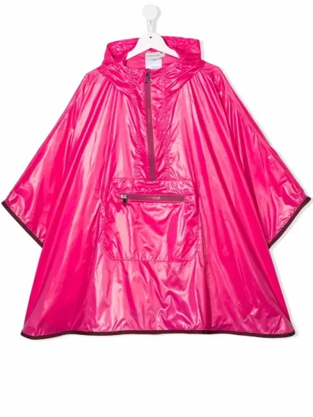 Płaszcz dziecięcy Moncler Enfant różowy