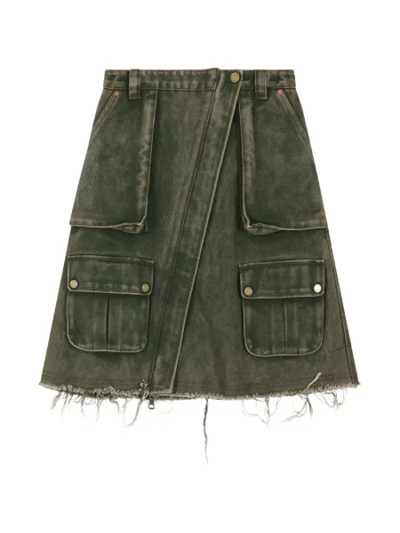 Fusta mini Andersson Bell plic verde