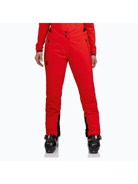 Дамски скиорски панталони Schöffel Skyra scarlet red червено