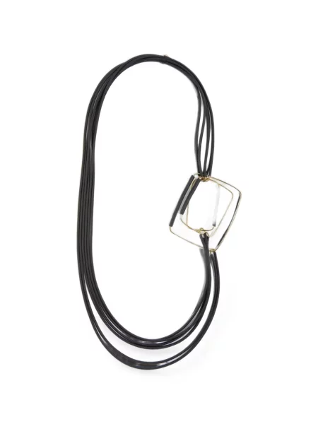 Pandantiv Liviana Conti cu imprimeu geometric negru