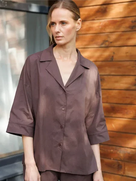 Сорочка Leinle коричневий