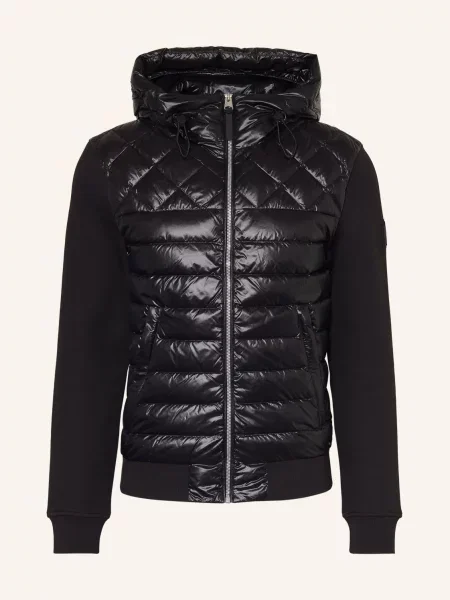 Mackage Peřová Bunda Fletcher Z Kombinace Materiálů černá