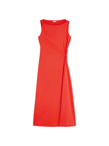 Midi ruha Tommy Hilfiger piros