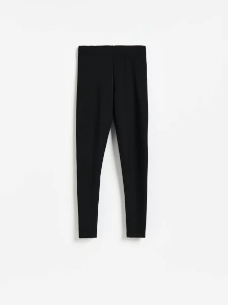 Reserved Leggings modális kiegészítéssel fekete