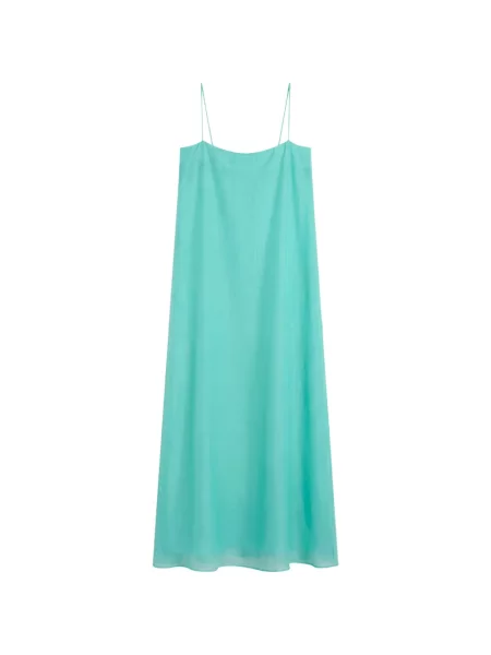Rochie maxi Bondi Born de mătase albastru