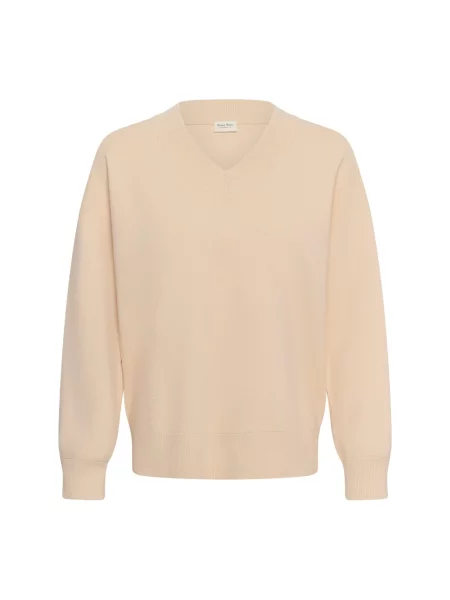Dzianinowy sweter Part Two beżowy