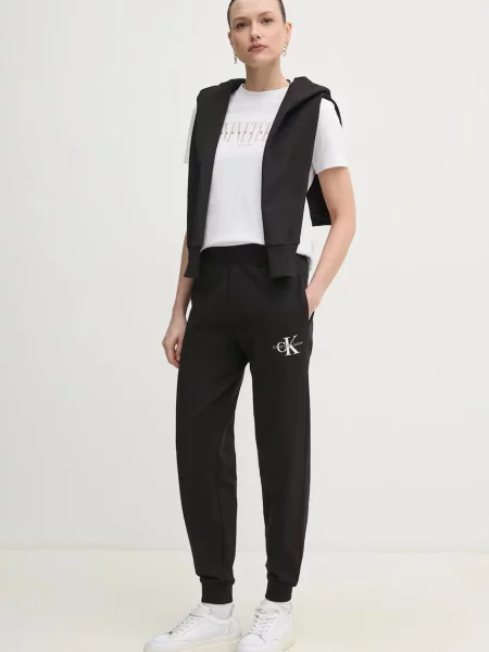 Kratka majica Calvin Klein Jeans bela