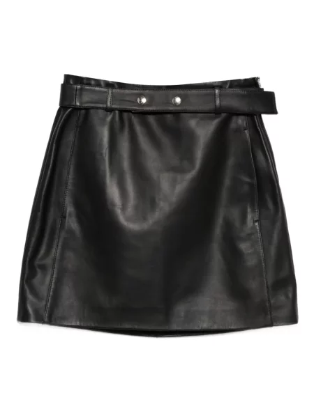 Mała mały spódnica skórzana Arma czarna