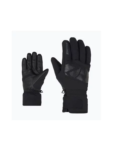 Гірськолижні рукавиці ZIENER Galibo GTX альпійські чорні